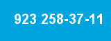 923 258-37-11 923 258-37-11